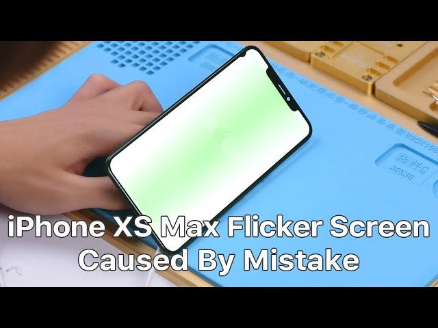 iPhone Xs Max Flickering Screen Caused By Mistake | iPhone Repair