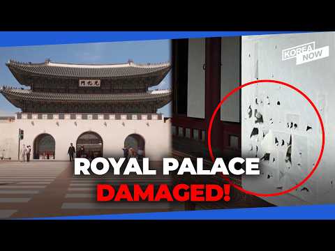 Tourists caught damaging Gyeongbokgung Palace… Repair bills top 100M won
