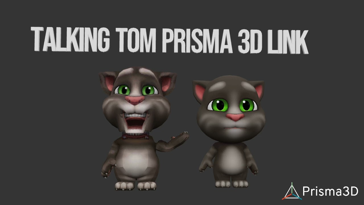(LINK IN DESCRIPTION) talking Tom prisma 3d link!