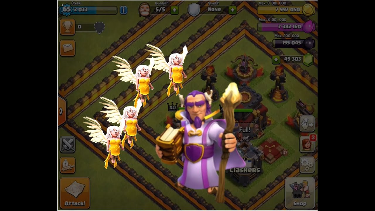 Ultimate/Immortal Grand Warden Clash of Clans YouTube