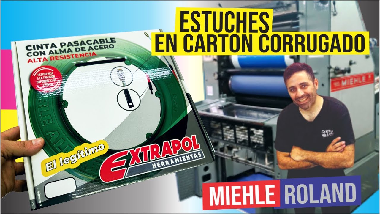 💥Estuches Full color en Cartón Corrugado - Impresión offset CMYK 