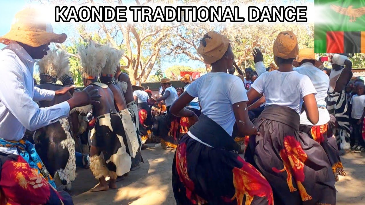 Kaonde tribe of ZAMBIA traditional dance at the agricultural and commercial show in Lusaka 