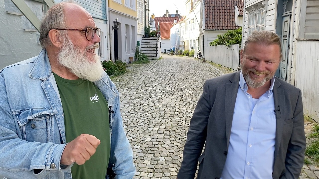 Ytre Markevei i Bergen med Mons Kvamme.