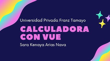 Calculadora VUE