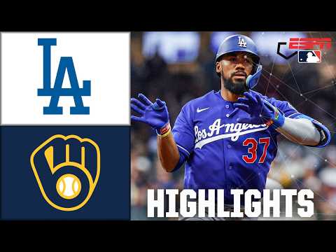 Los Angeles Dodgers vs. Milwaukee Brewers | Full Game Highlights | ESPN MLB