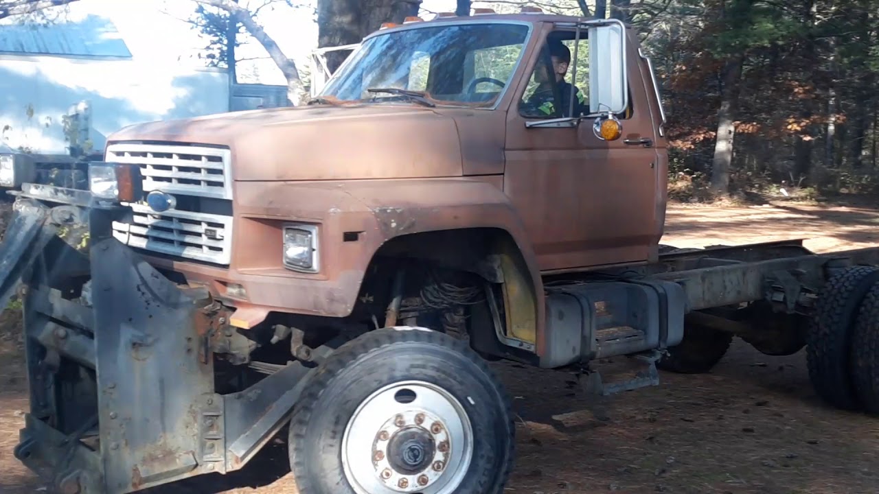 1993 Ford F700 Marmon Herrington 4x4. YouTube