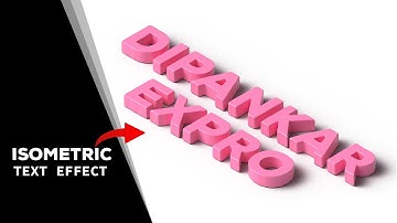 How to Easily Make an Editable Isometric 3D Text in Illustrator Tutorials
