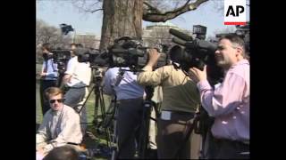 USA: SINN FEIN LEADER GERRY ADAMS AT CAPITOL HILL LUNCHEON Information