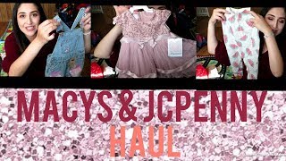 Macys & JcPenny Haul (boy toddler/ baby girl)
