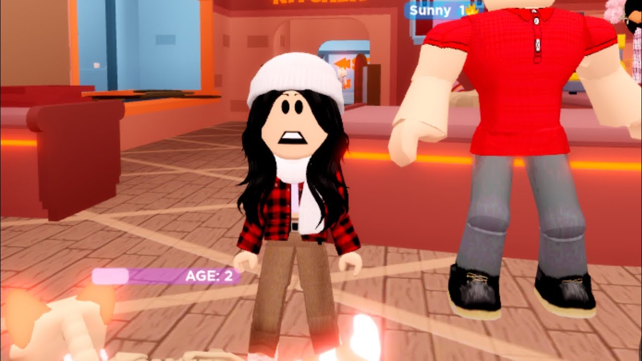 I been cursed into a kid rp. Roblox club 100 baby challenge