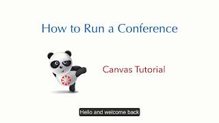 How to Run a Conference in Canvas