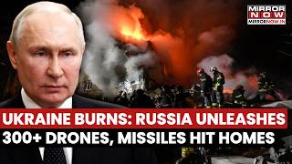 Russia Pounds Ukraine With Over 300 Drones; Overnight Attack Strikes Energy Sites, Homes Hit