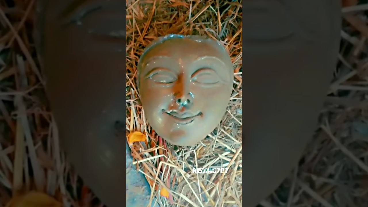 making Durga Maa face chacha jai mata ji # rishab707# 🙏🙏🌠🌠⚡✨🔱🔱