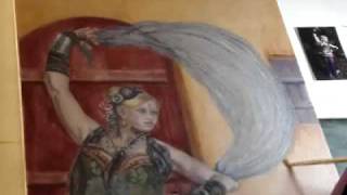Part 12 Of 13 Step By Step Belly Dancer Oil Painting Process By Carmen 1Cscheid