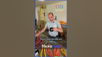 Hexarope : Hexaring vs Ring  - Bending radius  #treerigging #treeclimber #treeclimbing