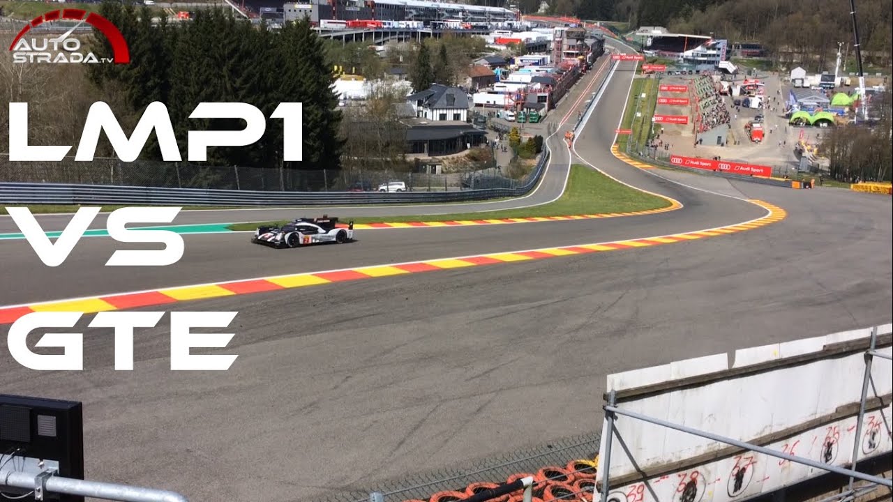 LMP1 vs LM GTE - Eau Rouge Raidillon Comparison 2016