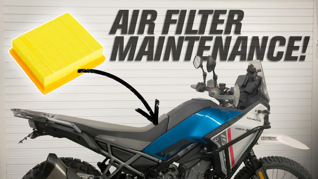 How To Change the Air Filter on a CFMoto IBEX 450