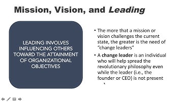 Mission and vision in the P-O-L-C framework