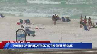 Mother of Walton County shark attack victim releases update on daughter’s condition