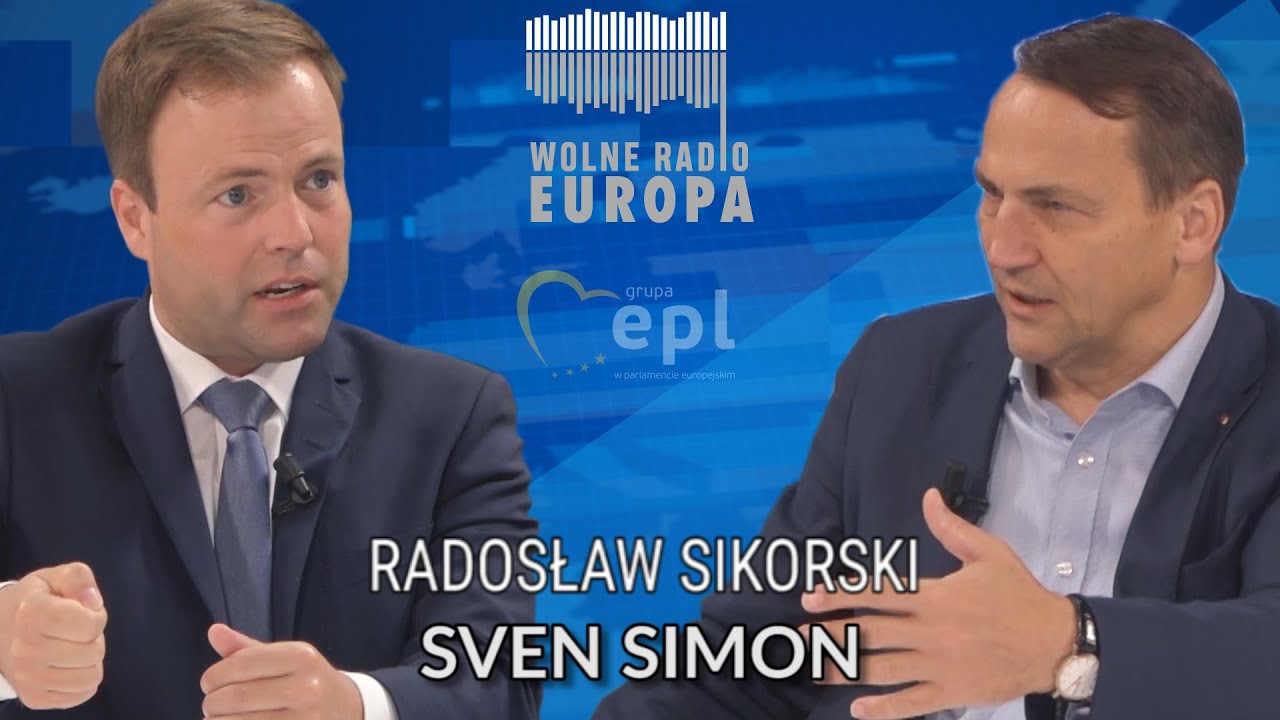 Przyszłość Europy i wybory w Niemczech - rozmawiają Radosław Sikorski i Sven Simon