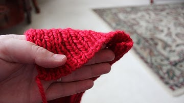 How to Cast on using the Tubular Cast on Method 🧶🥢✂️