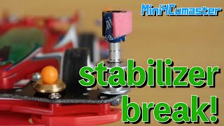 【Mini4WD】I reviewed the stabilizer settings again, but ...【Mini4Cumaster】