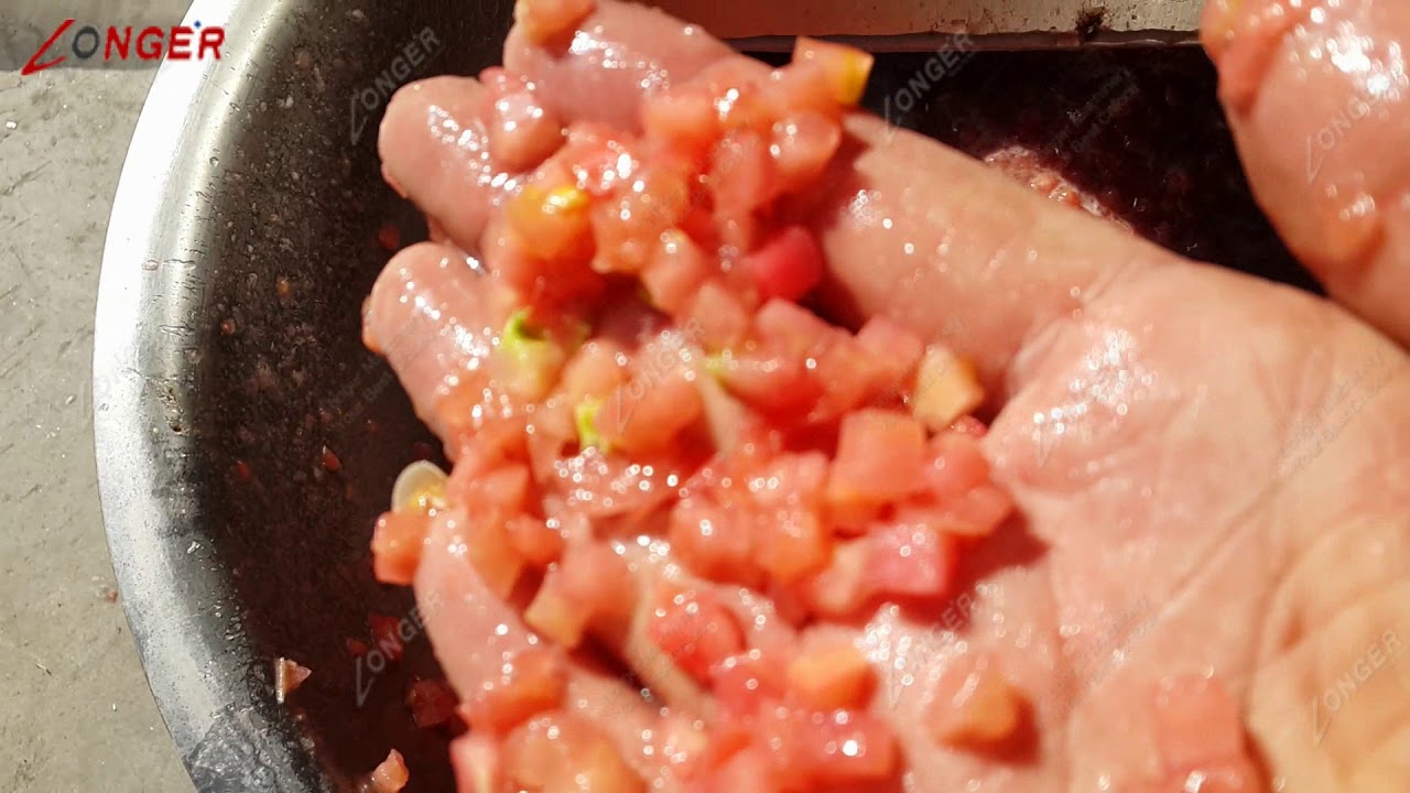 fruit vegetable cube shape cutting machine video for tomato