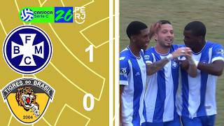CARIOCA SÉRIE C - TAÇA WALDIR AMARAL - 2ª RODADA - BARRA MANSA 1X0 TIGRES DO BRASIL