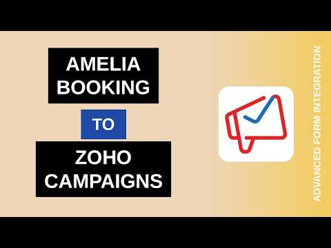 Amelia Booking to Zoho Campaigns Integration Tutorial | AFI