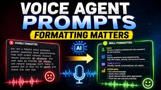 Voice agent prompt formatting matters a lot more than you think.