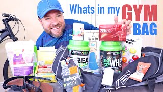 WHATS IN MY GYM BAG? Not what you expect!!