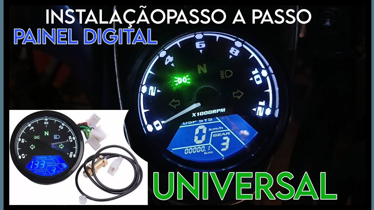 Painel Universal Moto  #mirage #caferacer