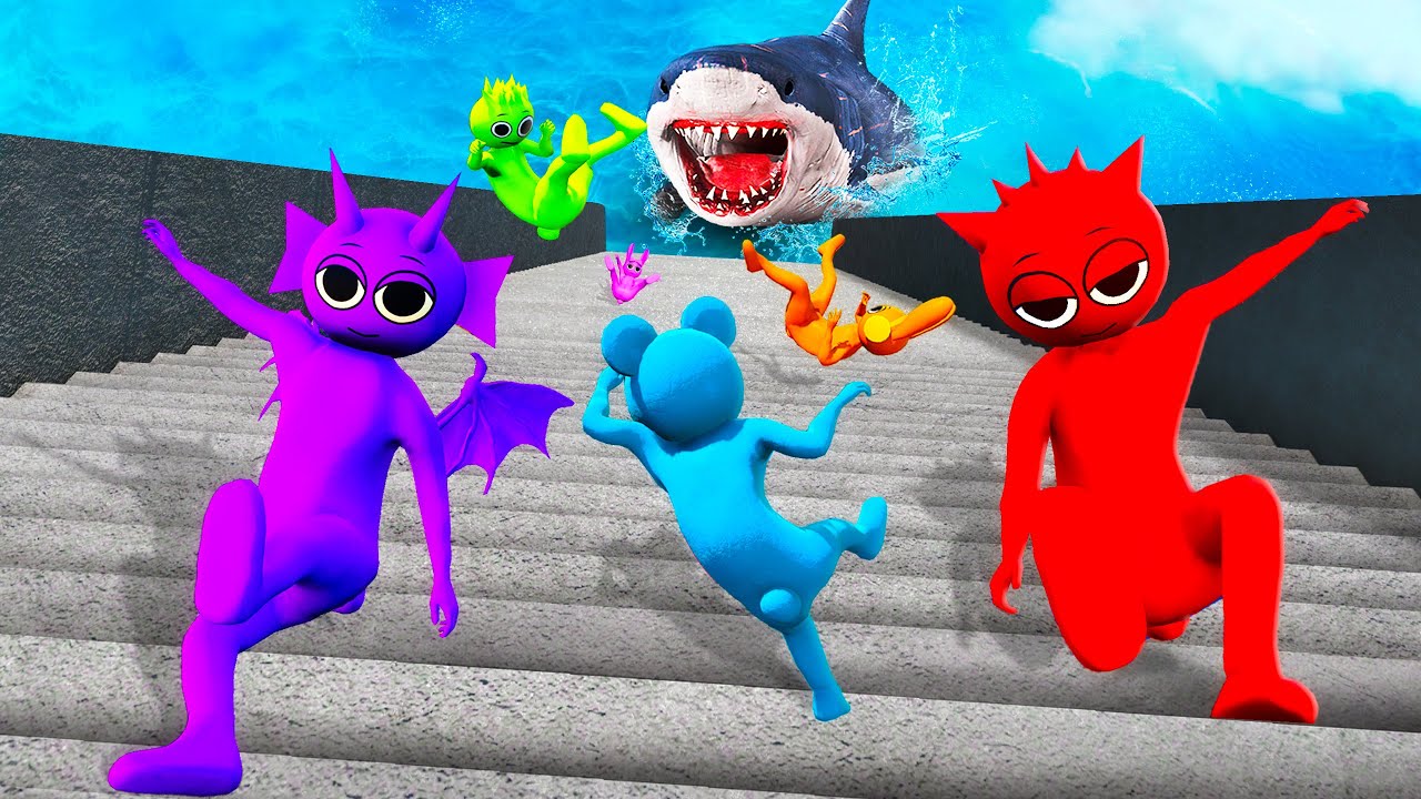 GTA 5 Incredibox Sprunki Funny Ragdolls and Crazy Jumps! Ep.6