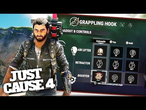 JUST CAUSE 4 *NEW* GRAPPLE HOOK CUSTOMIZATION!