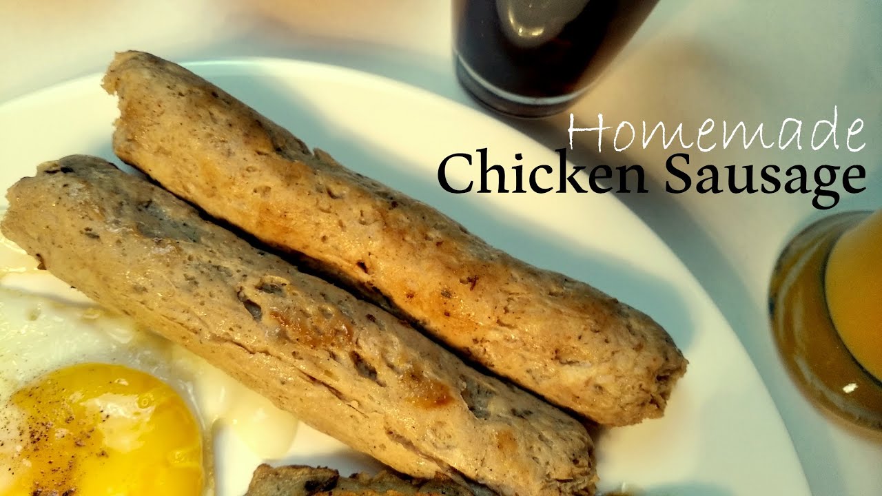 Homemade Chicken Sausage Recipe How to make Chicken Sausage at Home