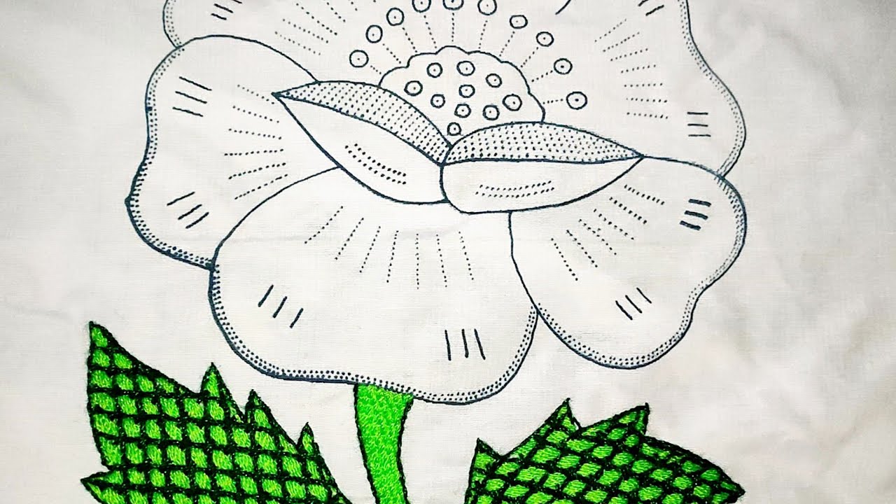 Puntada para ROSAS GRANDES 🥰😊❤️ 