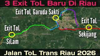 3 New Toll Exits on the Trans-Riau Toll Road 2026