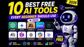 10 Best Free AI Tools for Beginners to Boost Productivity in 2026