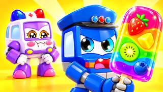 Compartir es Cuidar | Bebé , ¿Puedes Compartir? Dibujos Animados | RoboSoo Cartoon