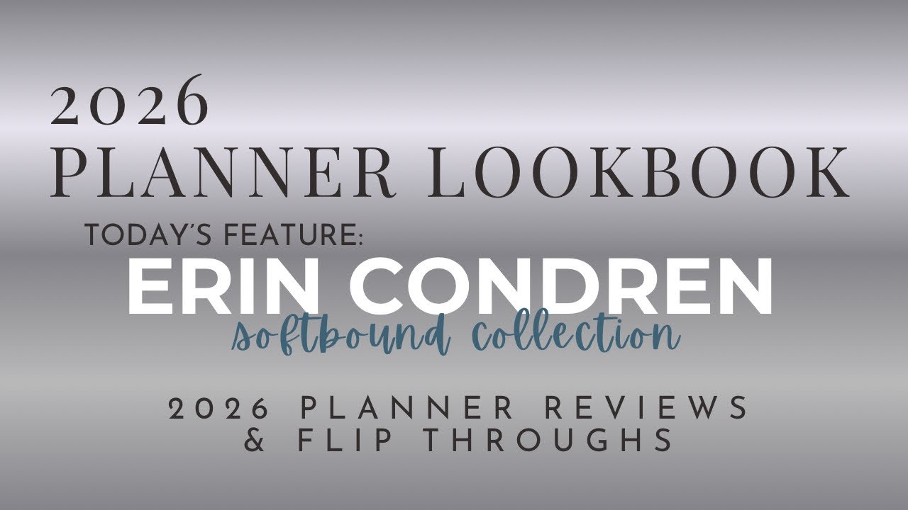 2026 Planner Reviews: Erin Condren Softbound Planners + Monthly Coil