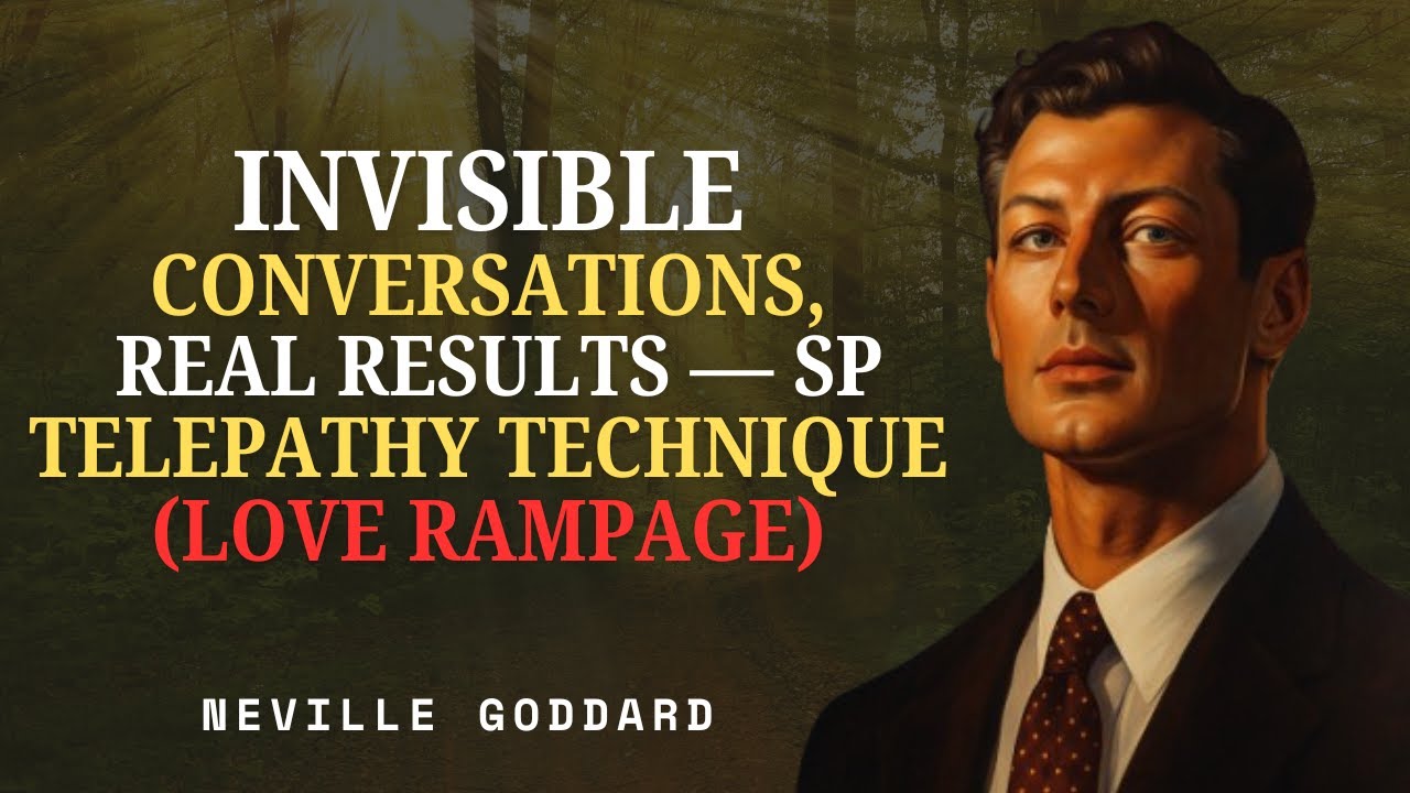 Invisible Conversations, Real Results — SP Telepathy Technique That Works |Neville Goddard Teachings