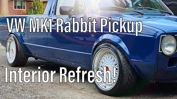 1.8t swapped VW MK1 Rabbit Pickup (Caddy) gets rust repair [New Floor Pans]