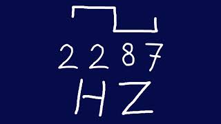 2287 hz square