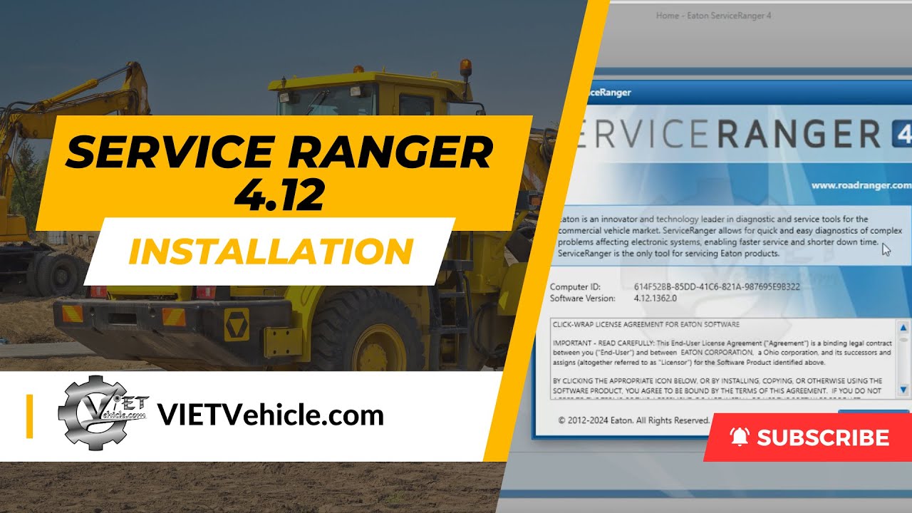 Service Ranger 4.12 installation | VIETVehicle - YouTube