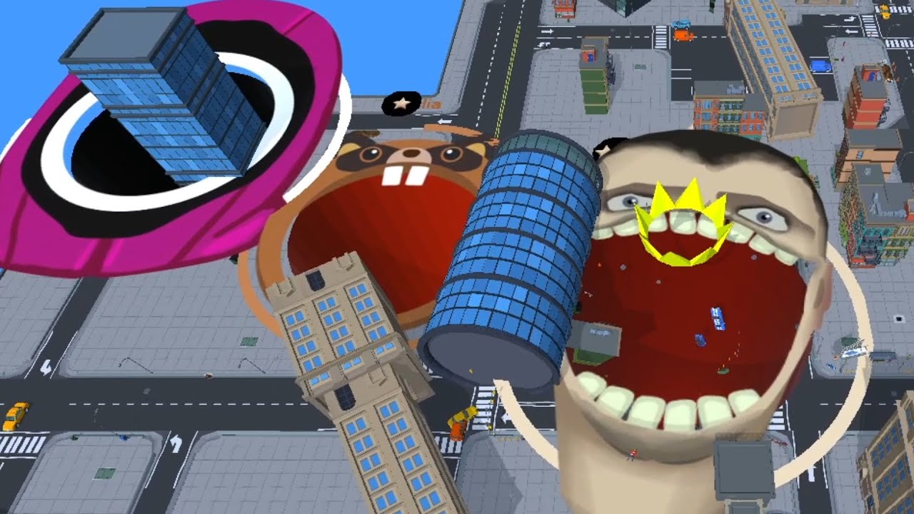 Hole.io Map Control: 100.00% - Big Hole WORLD RECORD #1077 - YouTube