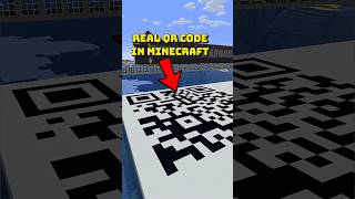 I Made Real Qr Code In Minecraft #shorts #minecraft