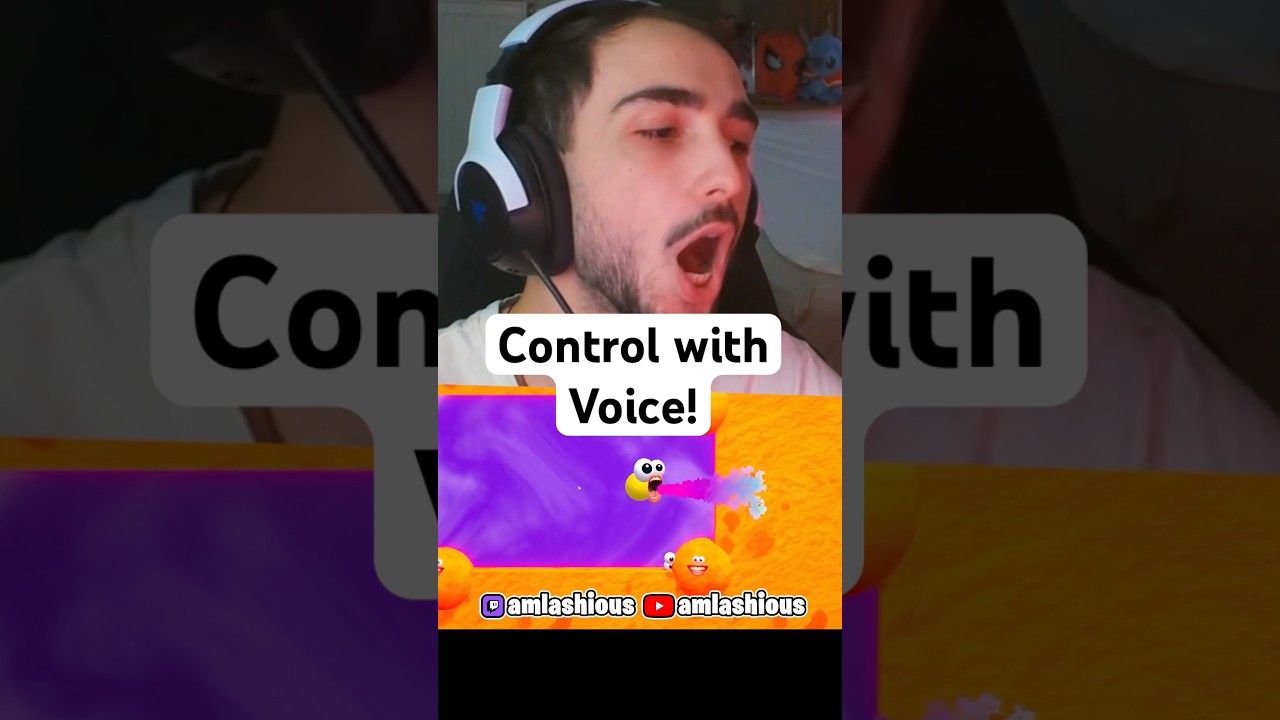 You control the game with your voice! 😱😱 