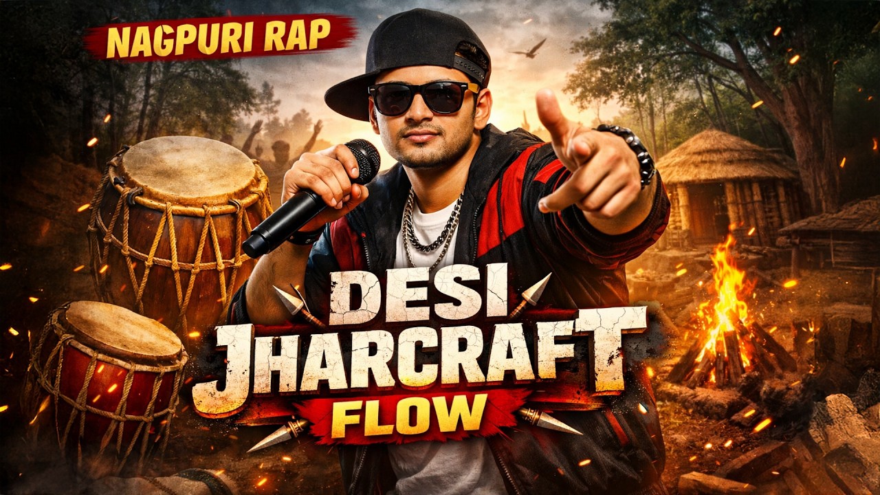 Desi Jharcraft Flow | New Nagpuri Rap Song 2026 🔥 | Jharkhand Tribal Hip Hop | Mandar Beat Rap