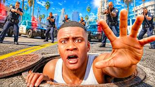 24H COMME L'HOMME LE PLUS RECHERCHÉ DE GTA 5 !