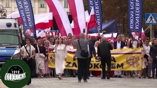 NOT OUR WAR! - 'Poland for Peace' marchers rally in Warsaw against involvement in foreign conflicts